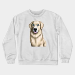 Cute Golden Retriever Drawing Crewneck Sweatshirt